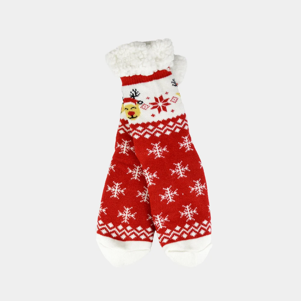 Calcetines de Navidad de Andar por Casa Reno con Gorro