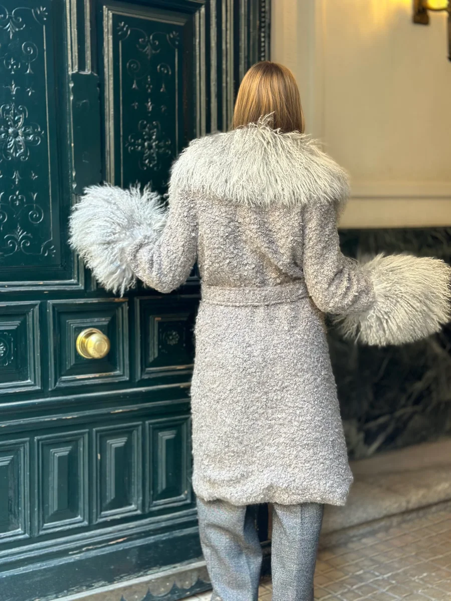 Abrigo Timeless Long (gris) - Imagen 7