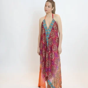 Vestido joya multicolor 075