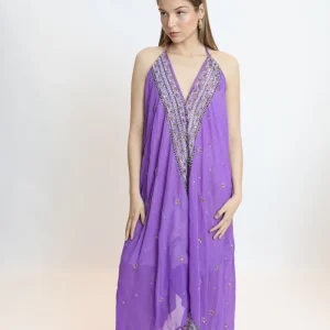 Vestido joya morado 255