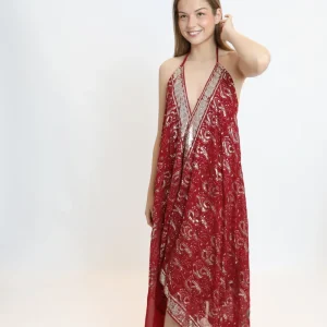 Vestido joya rojo 195