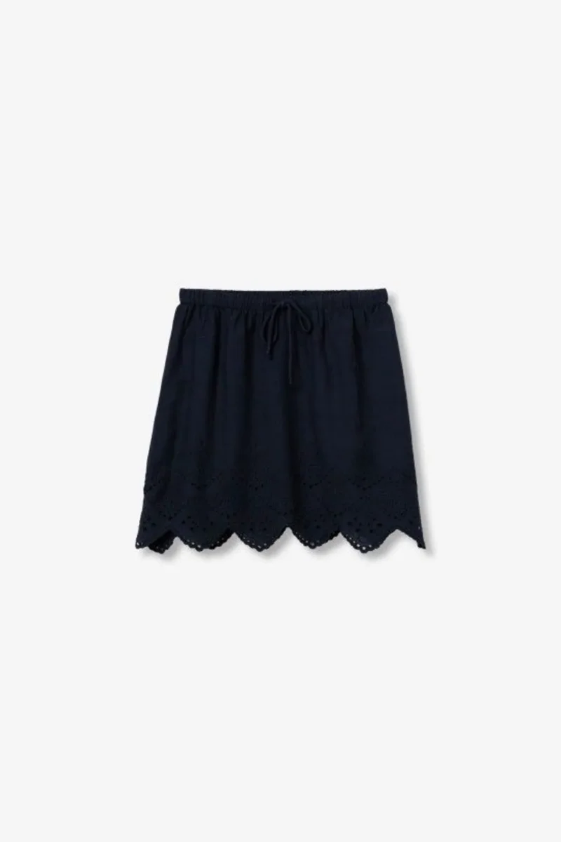 Falda Corta Azul Marino - Imagen 5