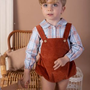 Camisa bebé tartán