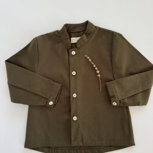 Camisa sarga verde