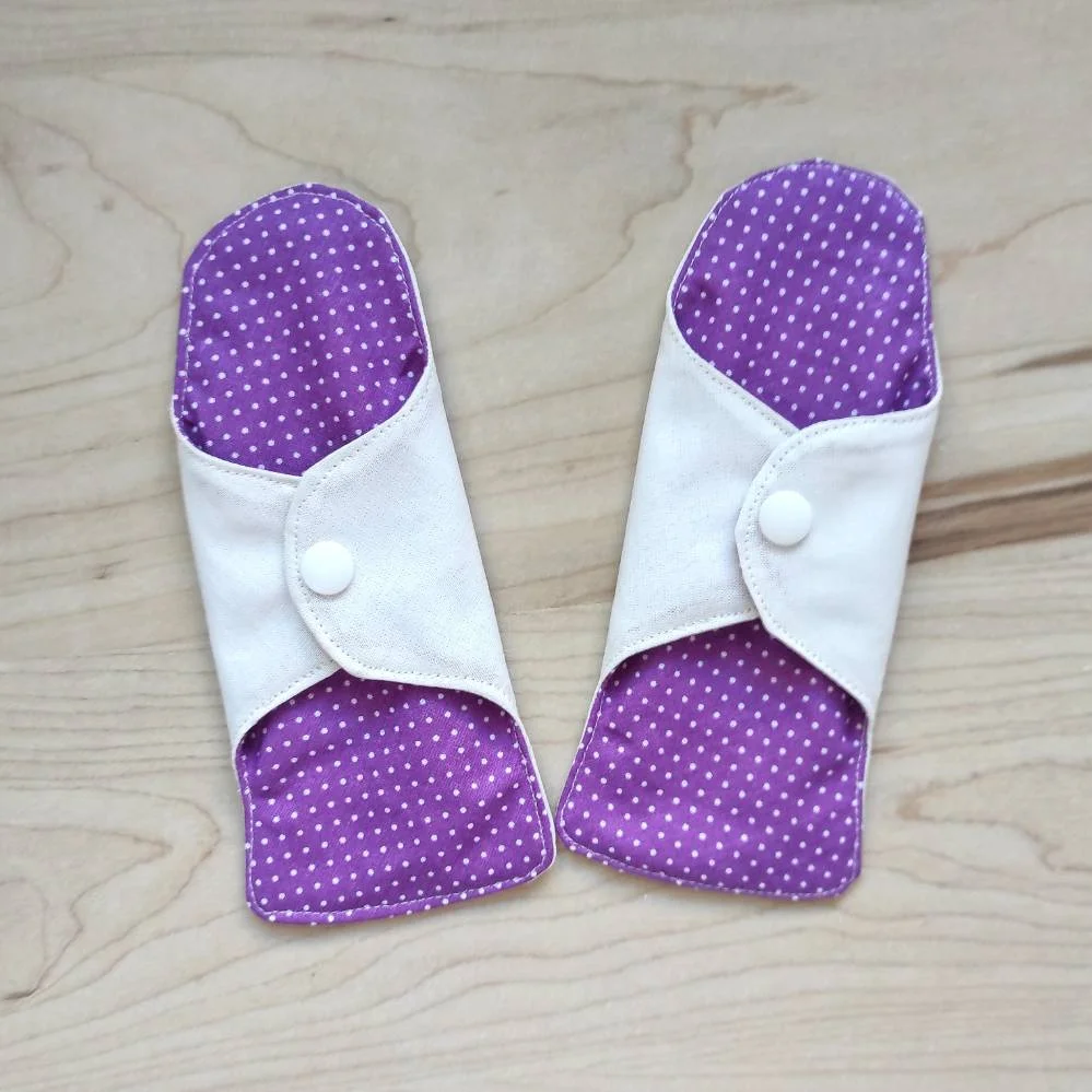 Compresa de tela morado - Imagen 2