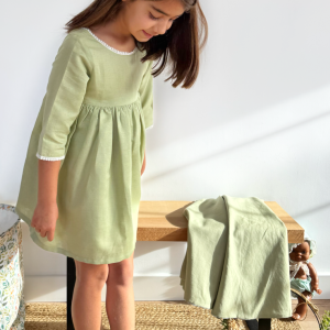 Vestido Olive Manga francesa