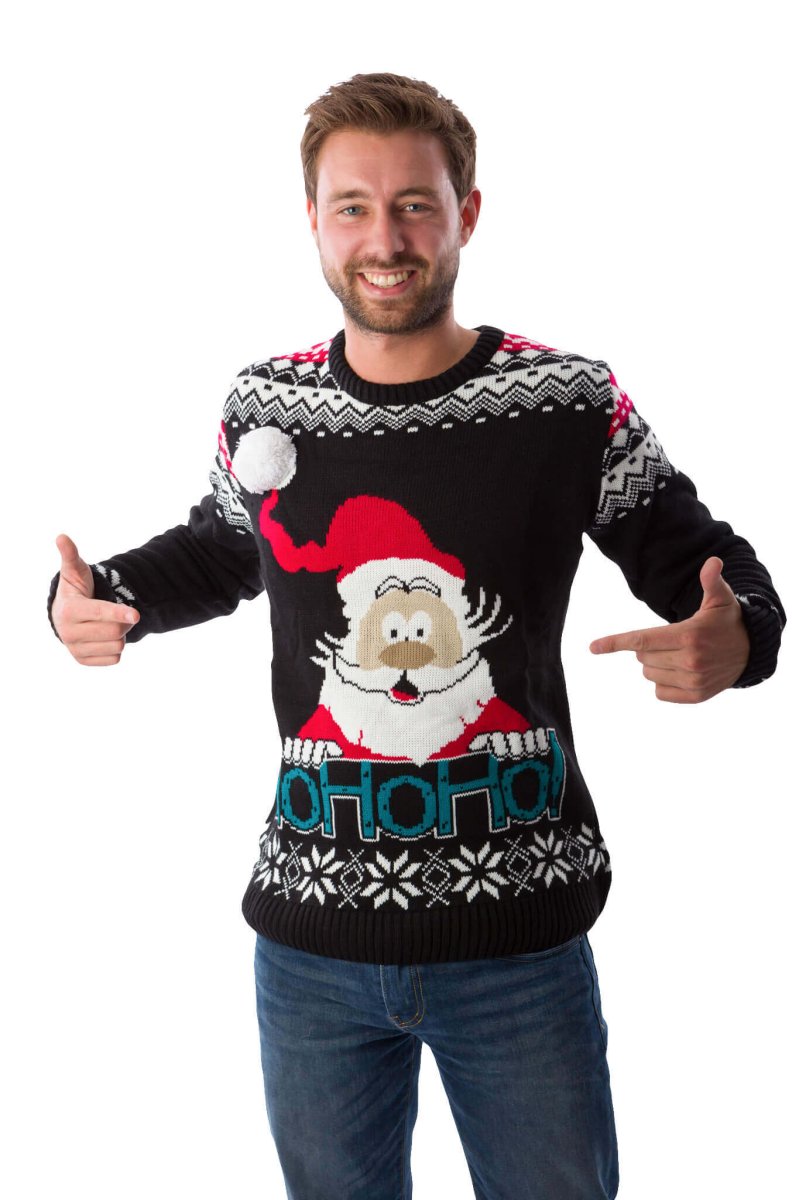Jersey de Navidad para Hombre Papá Noel en 3D - Imagen 3