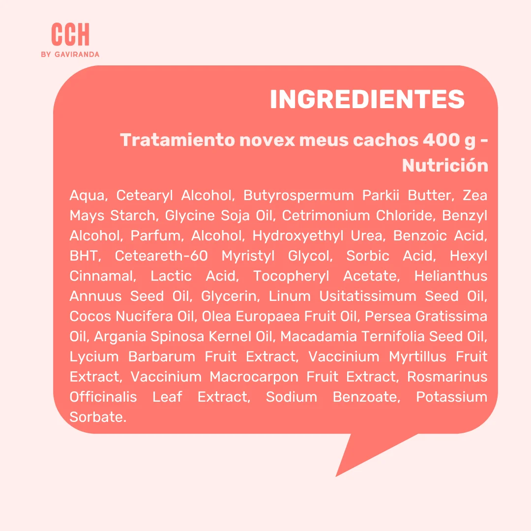 Tratamiento novex meus cachos 400 g - Nutrición - Imagen 3