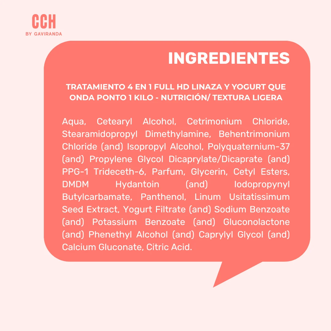 Tratamiento 4 en 1 Full HD Linaza y Yogurt Que Onda Ponto 1 Kilo - Nutrición/ textura ligera - Imagen 3
