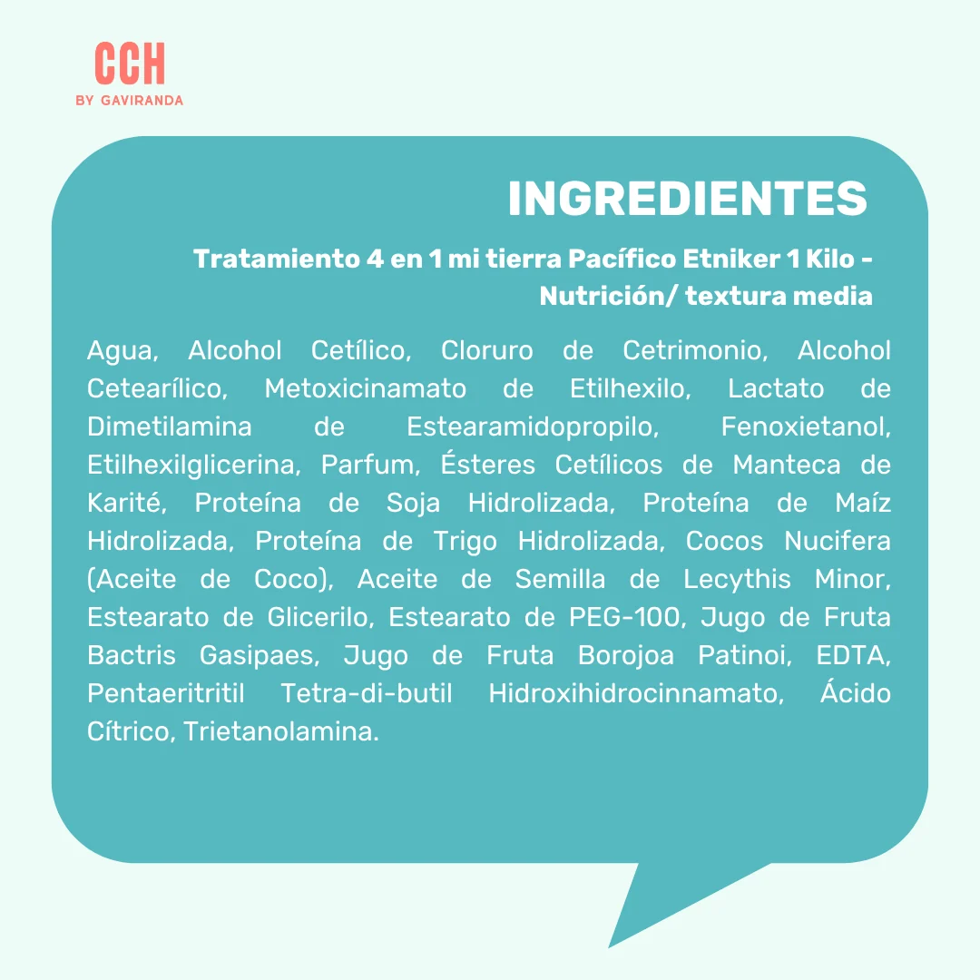 Tratamiento 4 en 1 mi tierra Pacífico Etniker 1 Kilo - Nutrición/ textura media - Imagen 3