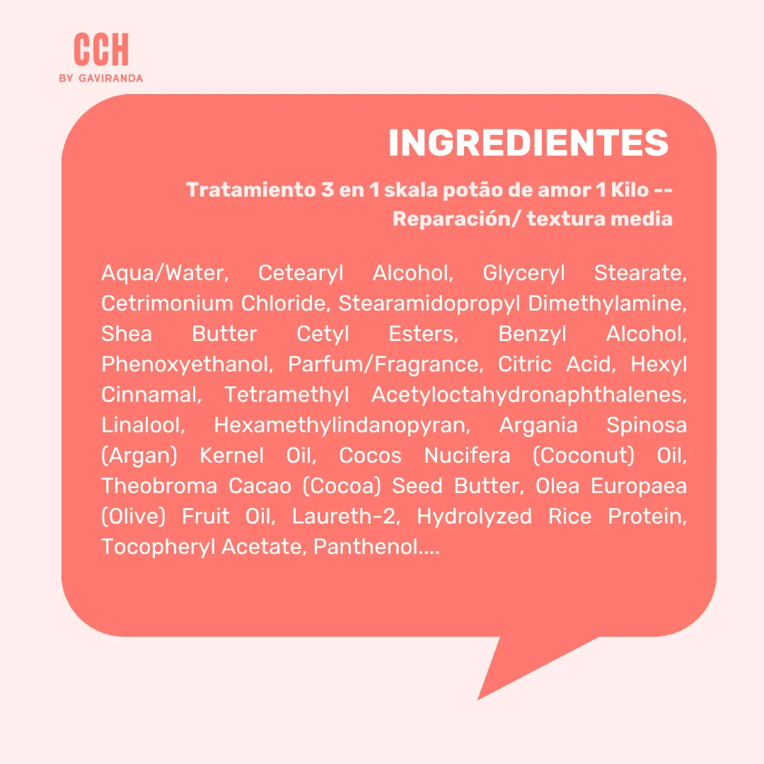 Tratamiento 3 en 1 skala potão de amor 1 Kilo -- Reparación/ textura media - Imagen 3