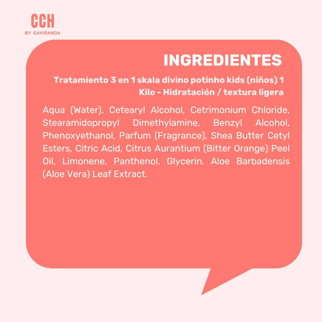 Tratamiento 3 en 1 skala divino potinho kids (niños) 1 Kilo - Hidratación / textura ligera - Imagen 3