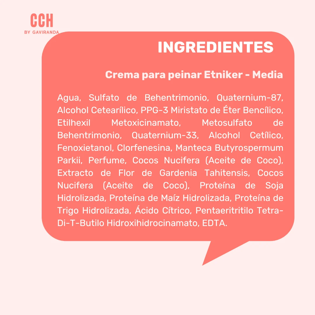 Crema para peinar Etniker (Elige tamaño) - Media - Imagen 3