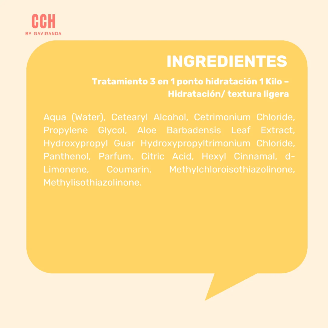 Tratamiento 3 en 1 ponto hidratación 1 Kilo – Hidratación/ textura ligera - Imagen 3