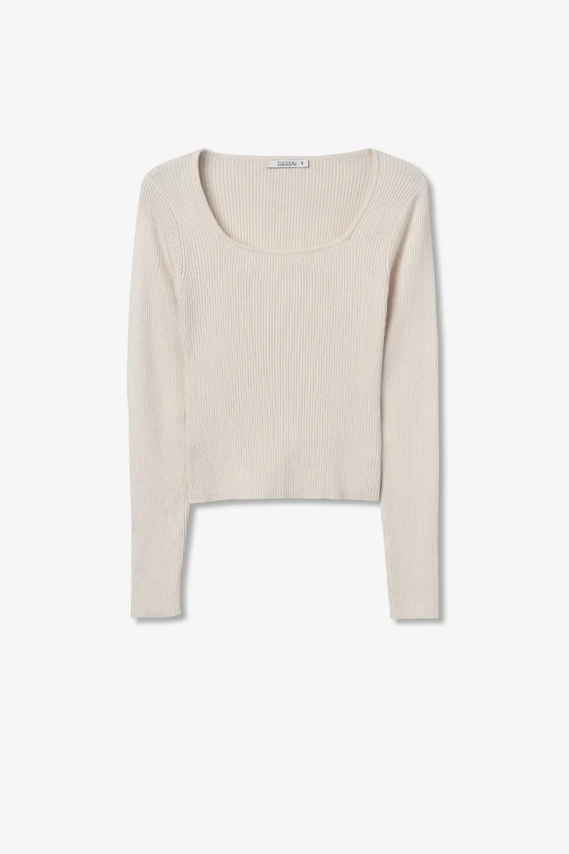 Jersey Beige Canalé - Imagen 6