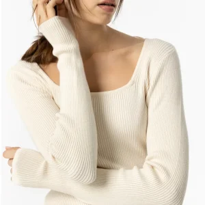 Jersey Beige Canalé