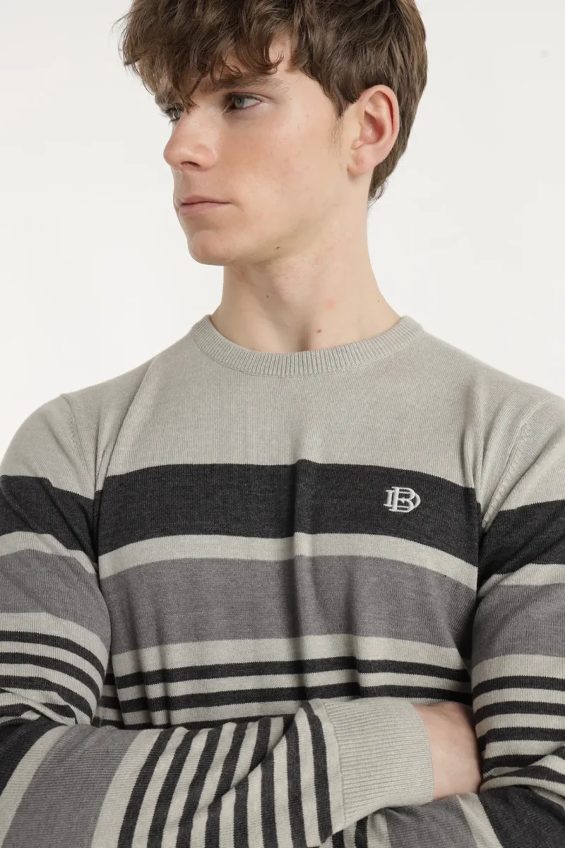 Jersey Rayas Gris - Imagen 3