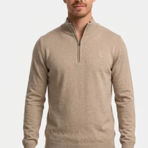 Jersey Beige Cremallera