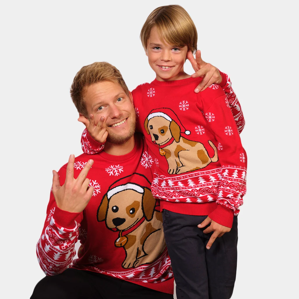 Jersey de Navidad para Hombre con Perrito - Imagen 3