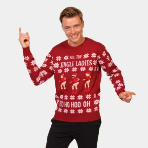 Jersey de Navidad para Hombre Beyoncé Jingle Ladies