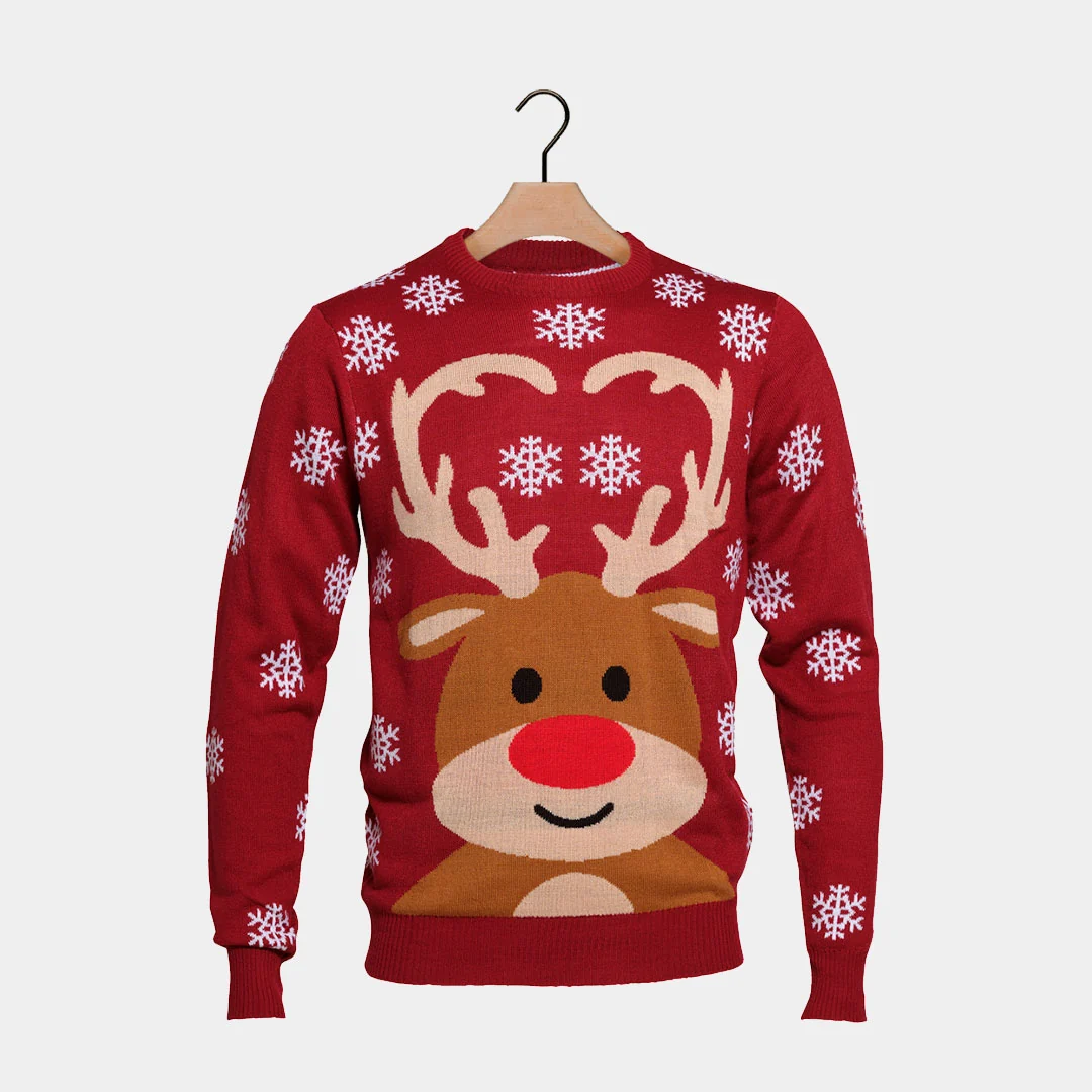 Jersey de Navidad para Mujer con Reno Rudolph Rojo - Imagen 6