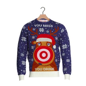 Jersey de Navidad Parejas Reno con Diana + Pelotas