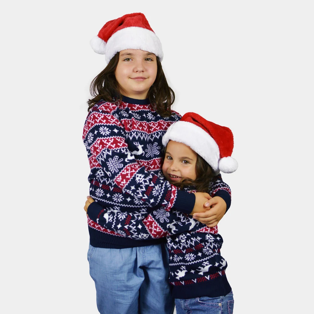 Jersey de Navidad para Niña y Niño Renos y Motivos Navideños - Imagen 5