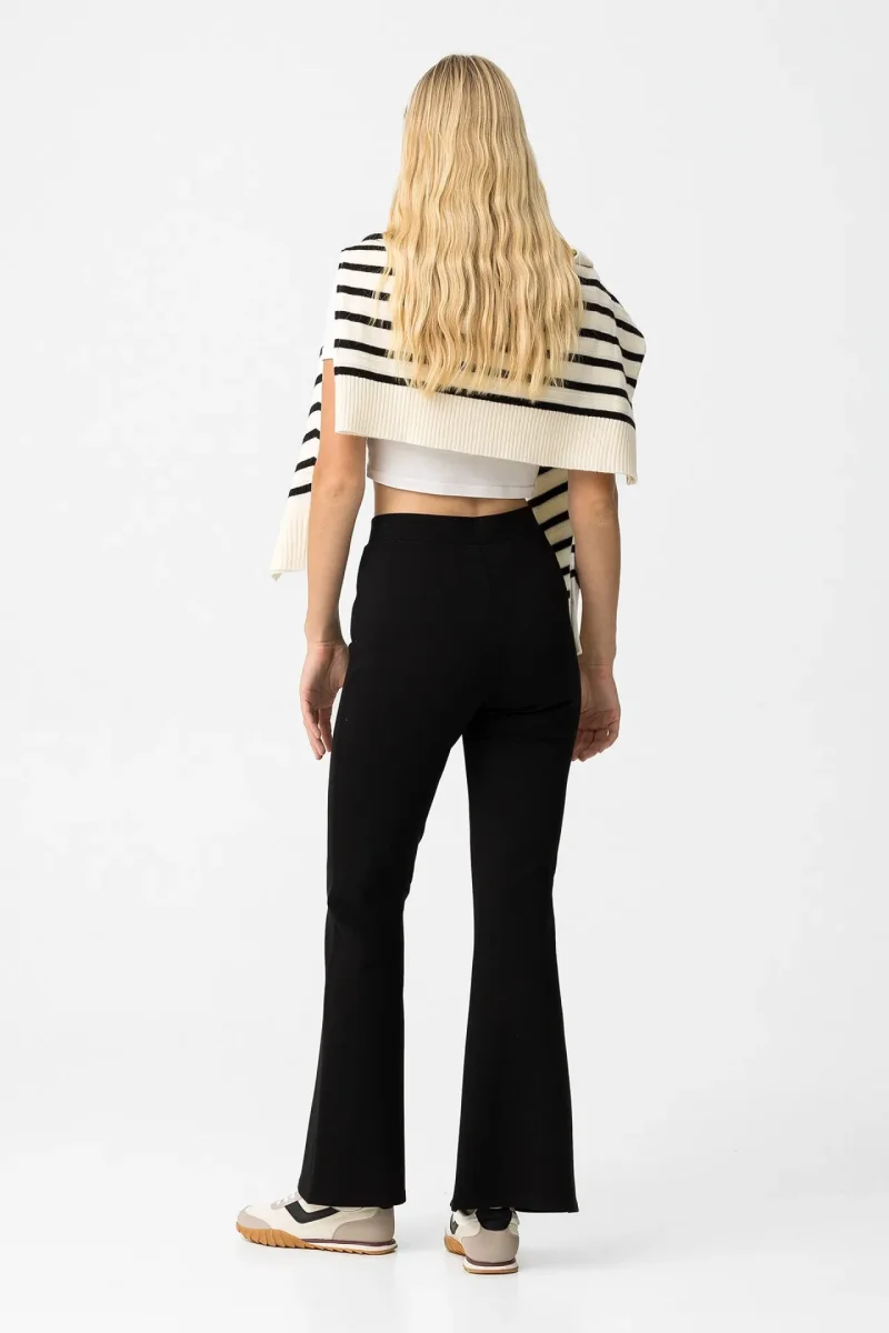 Leggings Flare Negros - Imagen 6