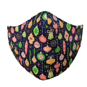 Mascarilla Navideña JN Bolitas de Colores