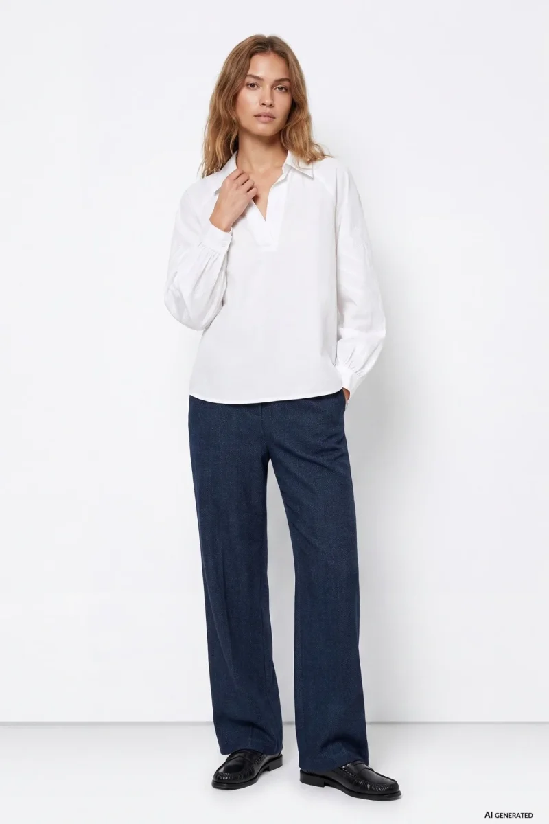 Pantalón Azul Brillo