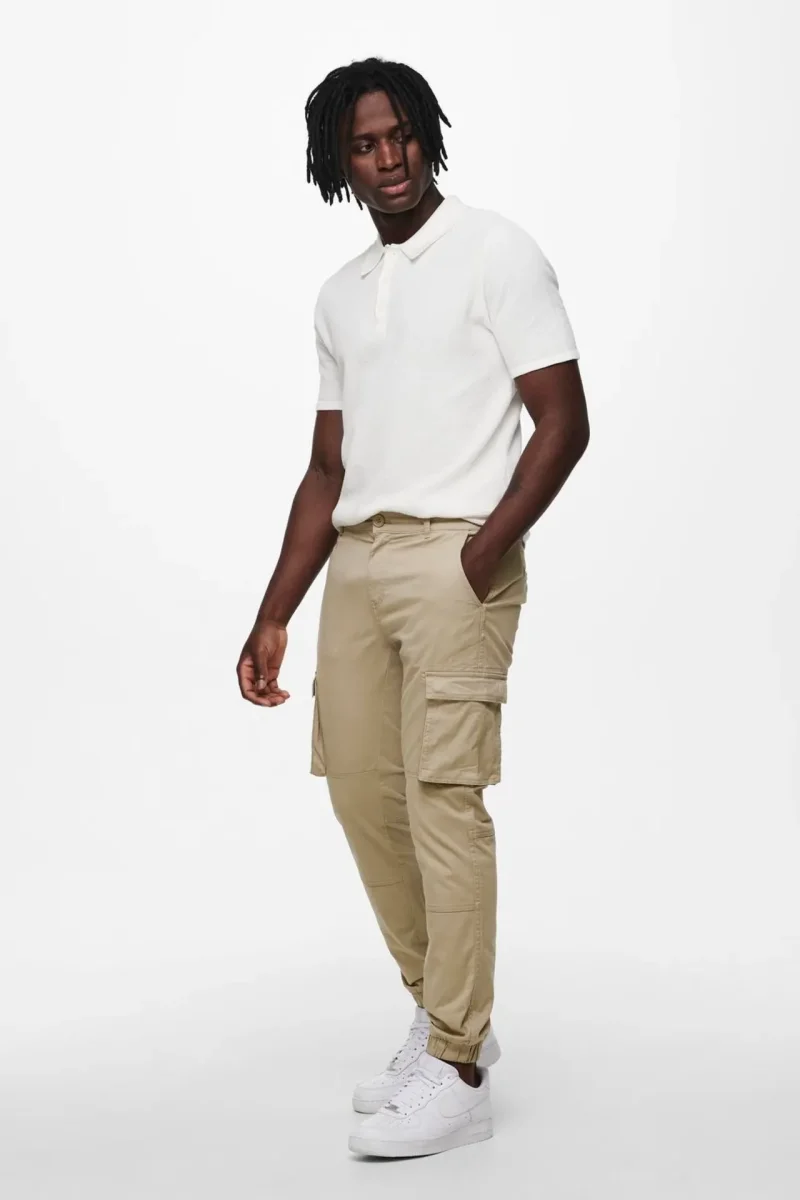 Pantalón Cargo Marrón - Imagen 3