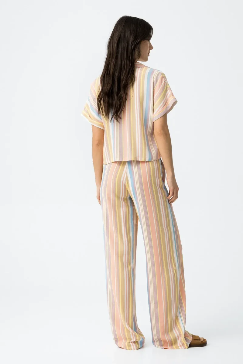 Pantalón Wide Rayas - Imagen 4