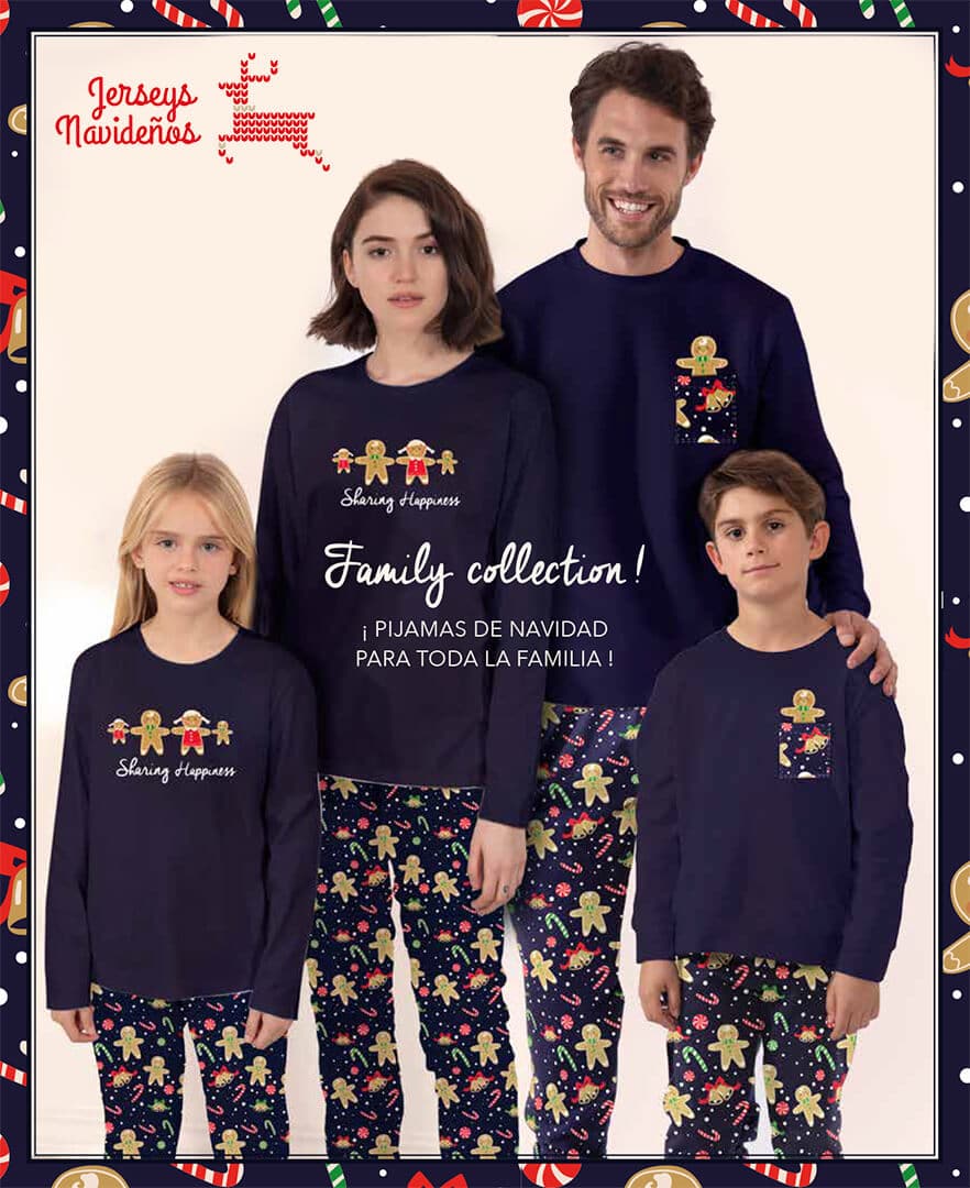 Pijama de Navidad Niña Sharing Happiness - Imagen 5