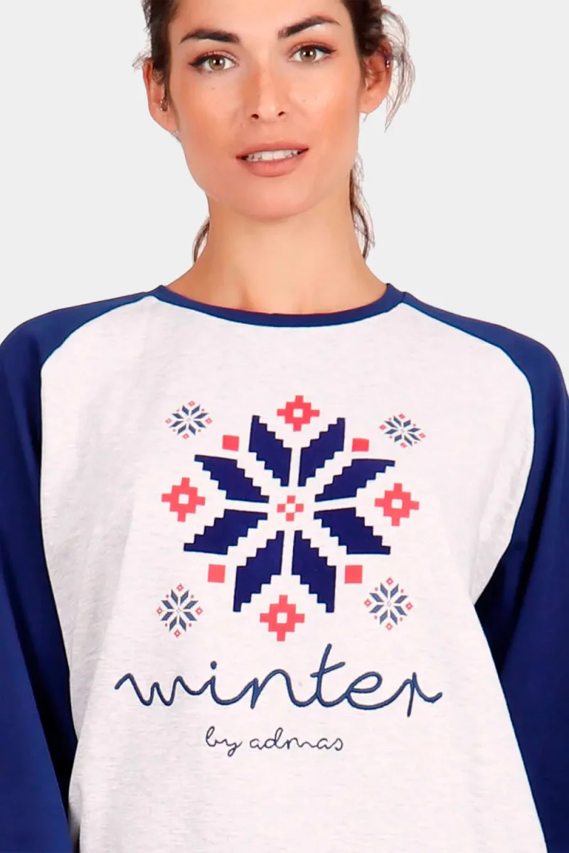 Pijama de Navidad Let It Snow Mujer - Imagen 5