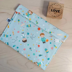 Portasandwich reutilizable médicas y enfermeros
