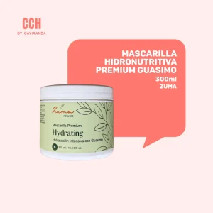 Mascarilla Zuma Hidronutritiva Premium con Guasimo 300 ml – Hidratación y nutrición