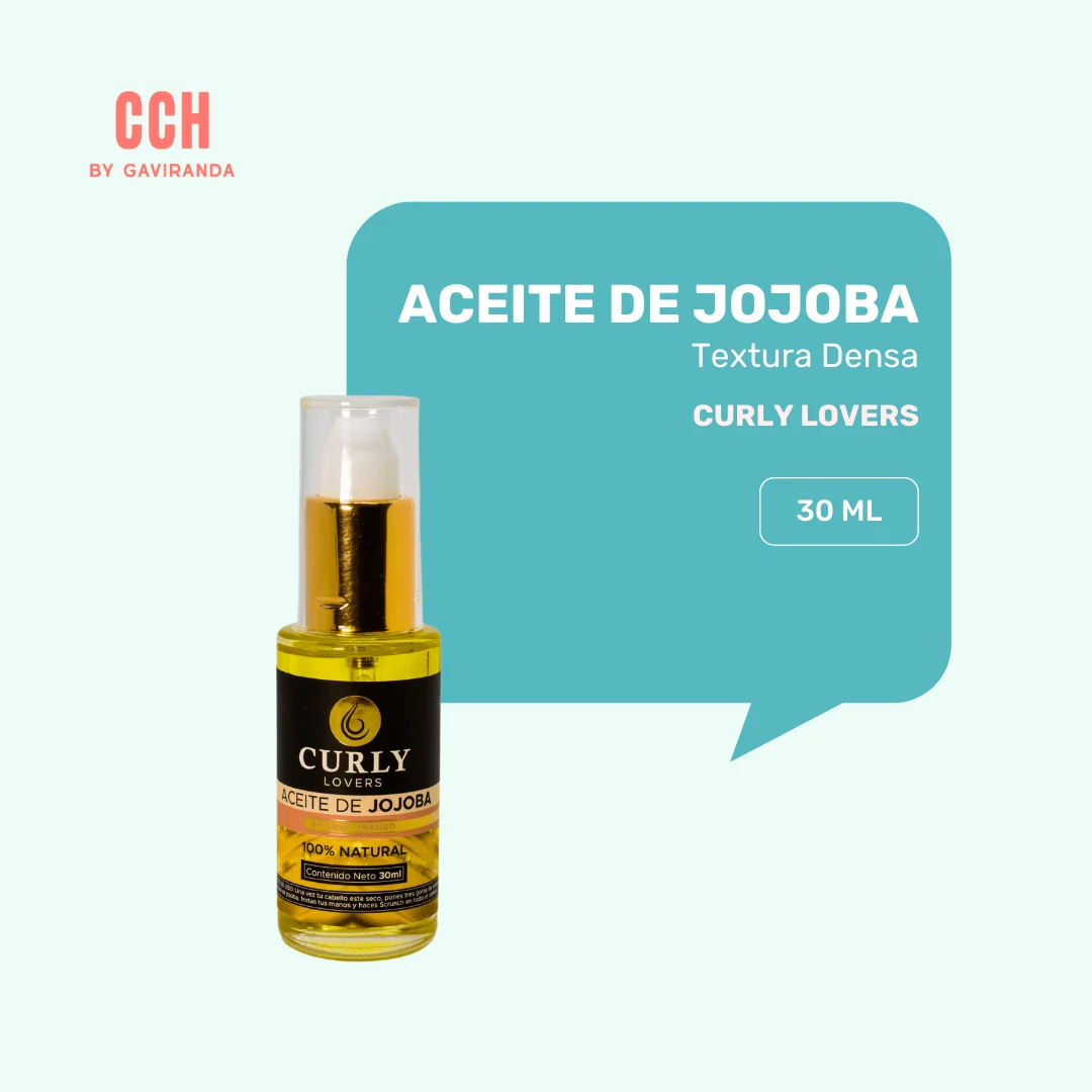 Aceite de jojoba 100% natural Curly Lovers 30ml- Textura densa - Imagen 2
