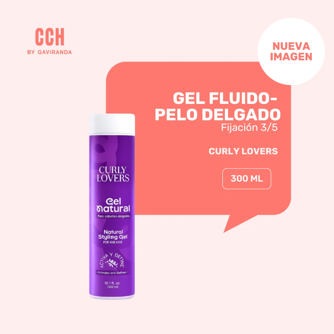 Gel para definir los rizos Curly Lovers 300 ml- (Elige grosor de pelo)- Fijación baja/media - Imagen 2