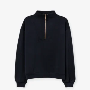 Sudadera Cremallera Azul
