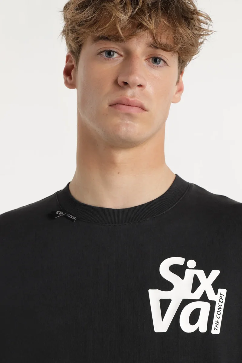 Sudadera Crop Negra - Imagen 3