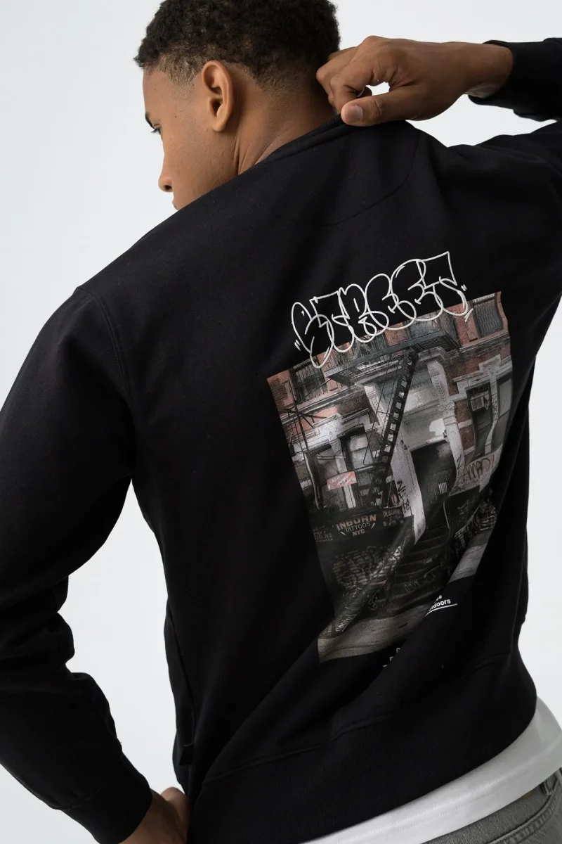Sudadera Streetwear sin Capucha