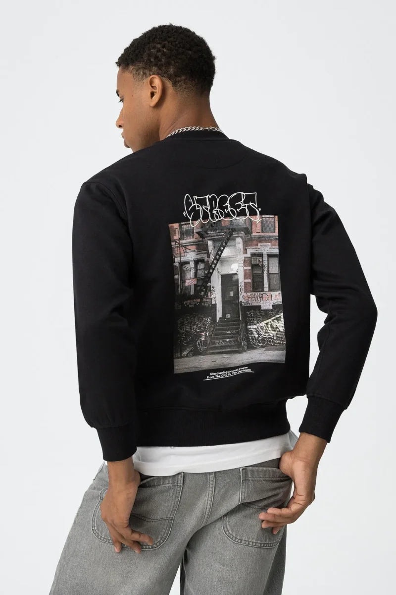 Sudadera Streetwear sin Capucha - Imagen 3