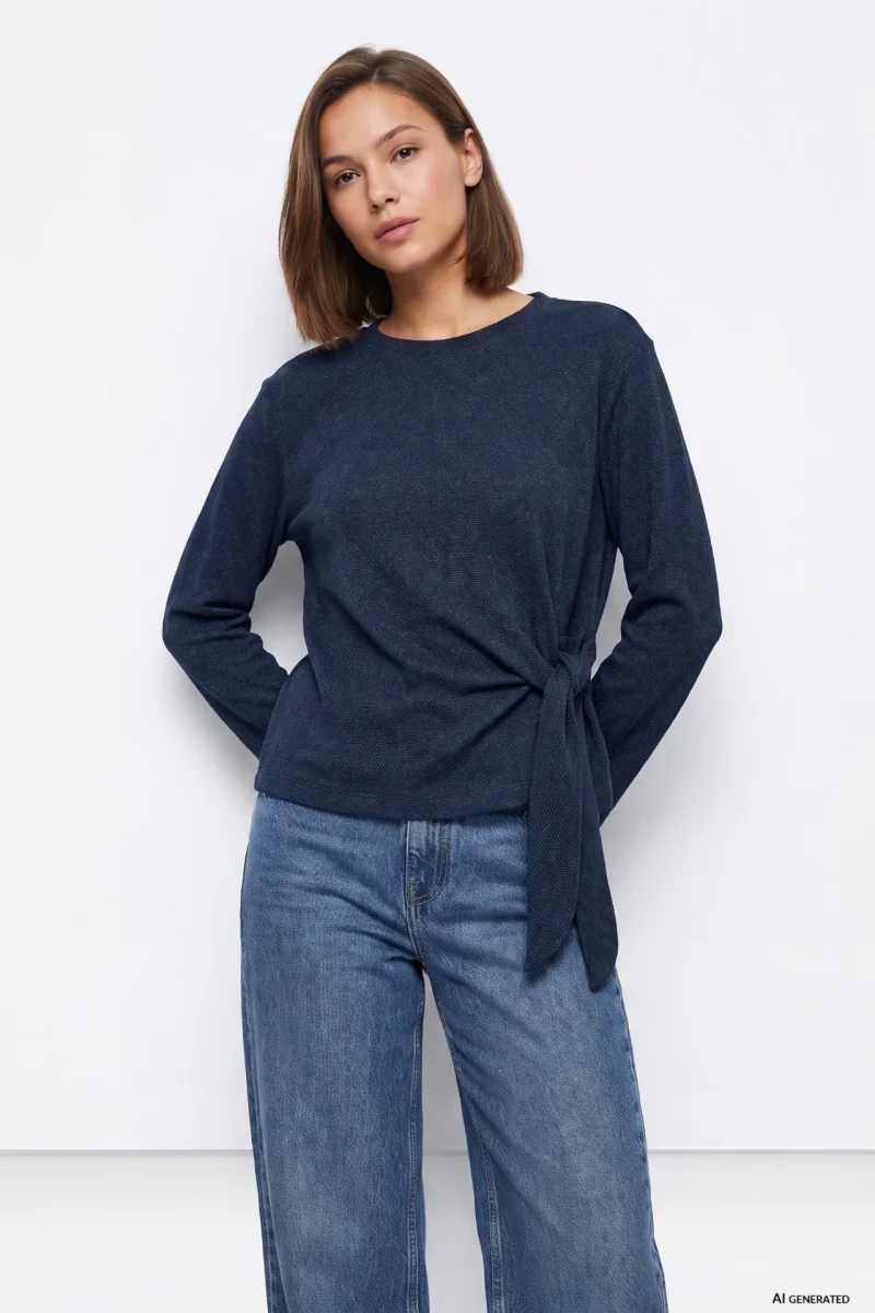 Sueter Azul Brillo