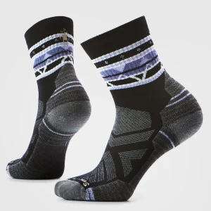 Wandersocken Light Cushion Mid Crew mit Zig Zag Valley-Print für Damen