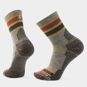 Calcetines de senderismo Light Cushion Mid Crew con rayas
