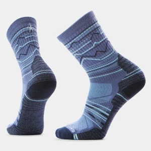 Wandersocken Light Cushion Crew mit Mountain Range-Print