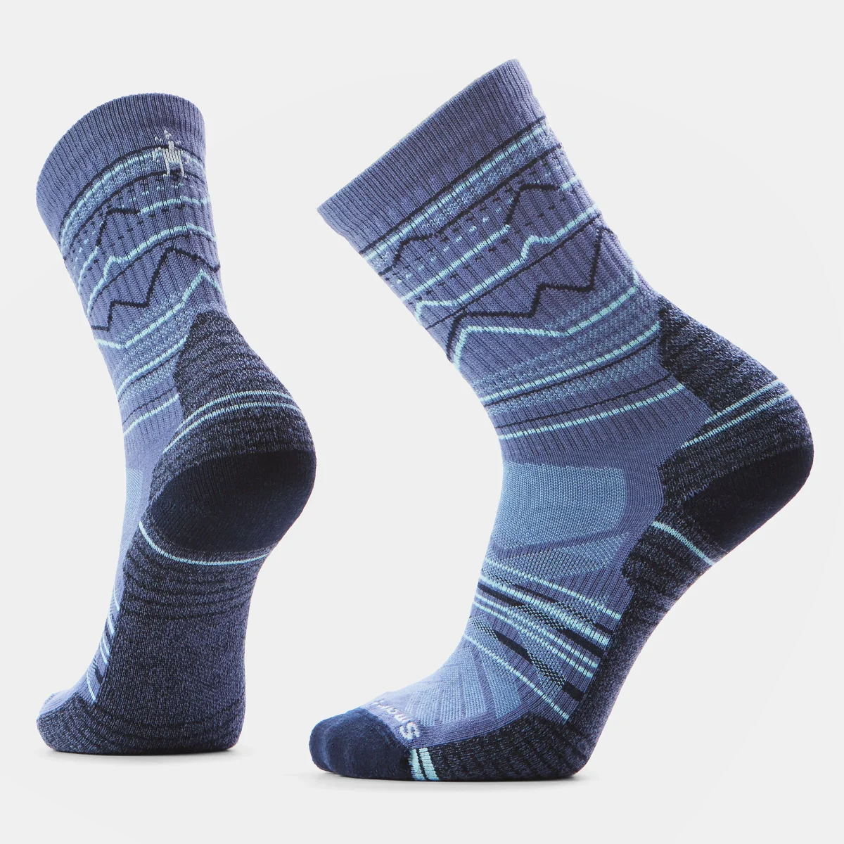 Wandersocken Light Cushion Crew mit Mountain Range-Print - Imagen 2