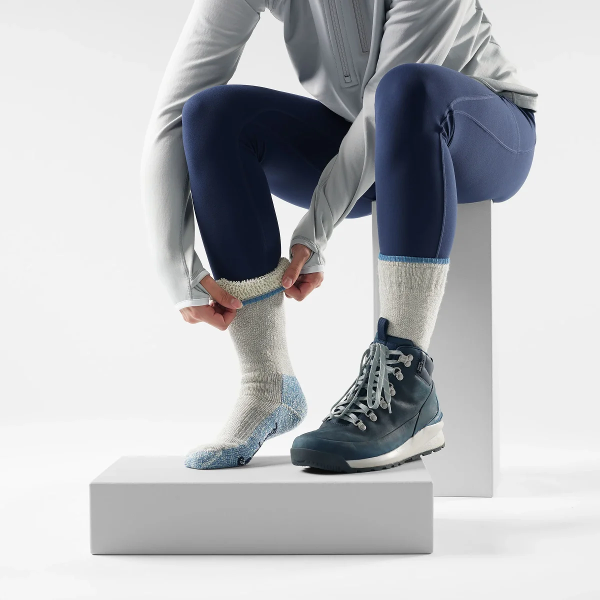Bergsteigersocken Classic Edition Maximum Cushion Crew für Damen - Imagen 3