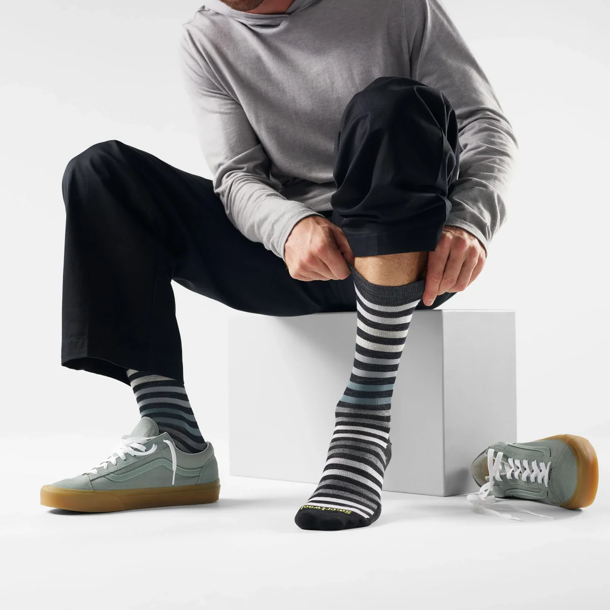 Alltagssocken Crew mit Spruce Street-Print - Imagen 3