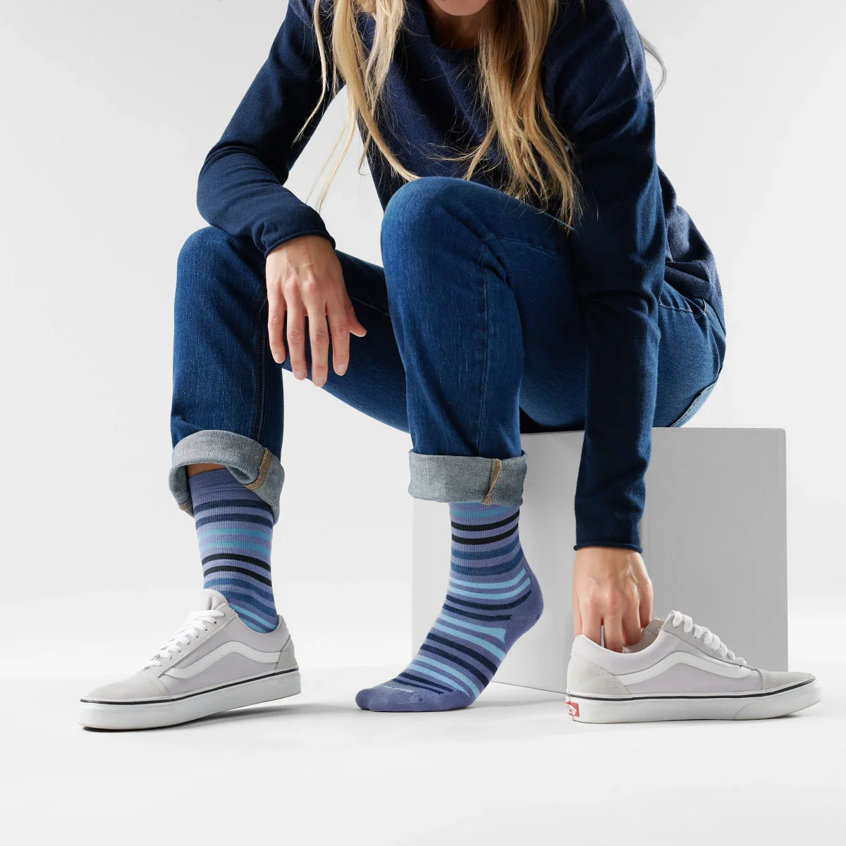 Alltagssocken Crew mit Spruce Street-Print - Imagen 3
